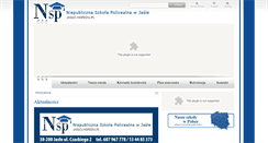 Desktop Screenshot of nspjaslo.pl