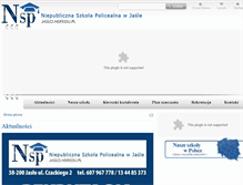 Tablet Screenshot of nspjaslo.pl